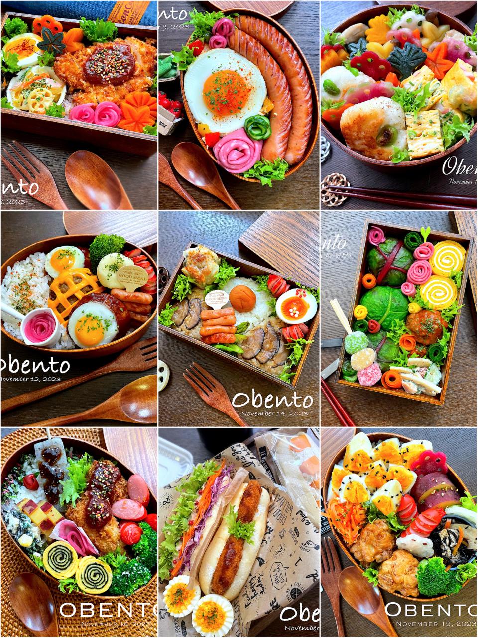 11/8~19お弁当まとめ